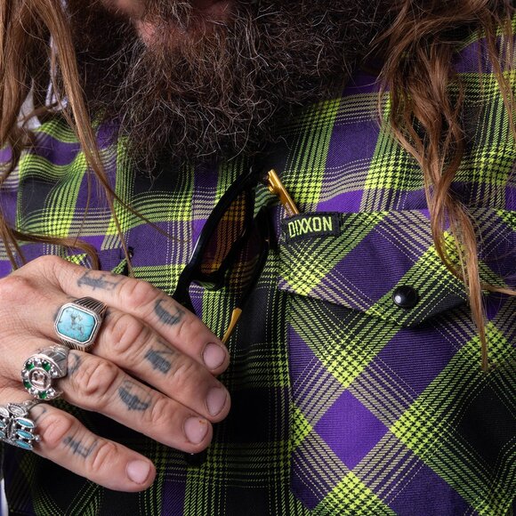 DIXXON Flannel x ROB ZOMBIE Collab Flannel Shirt- Men's XL - Picture 7 of 15